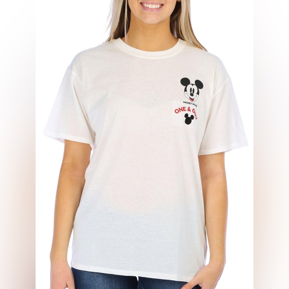 Mickey Mouse one of a kind short sleeve embroidered tee